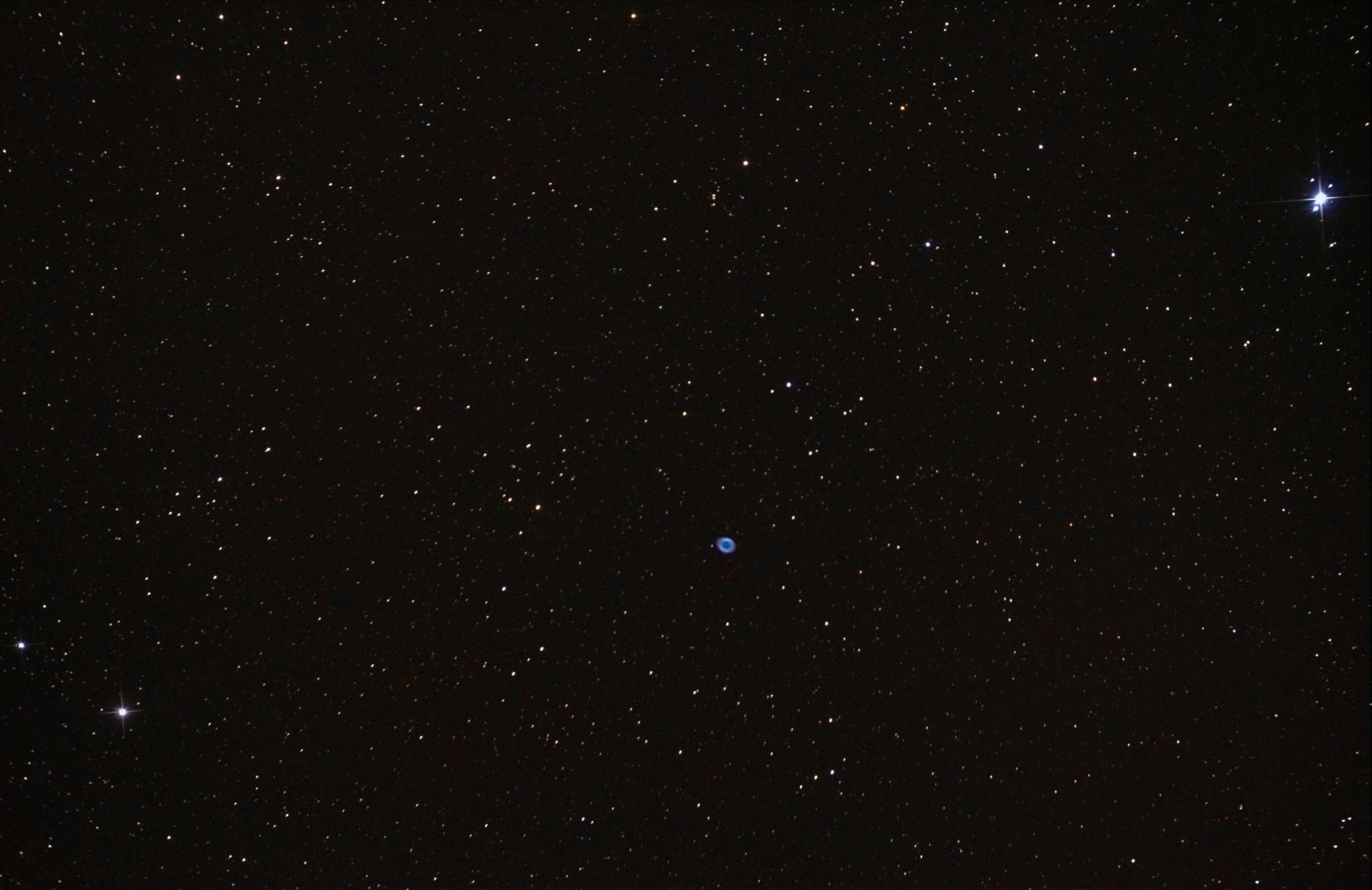 M57 Ringnebel im Sternbild Leier