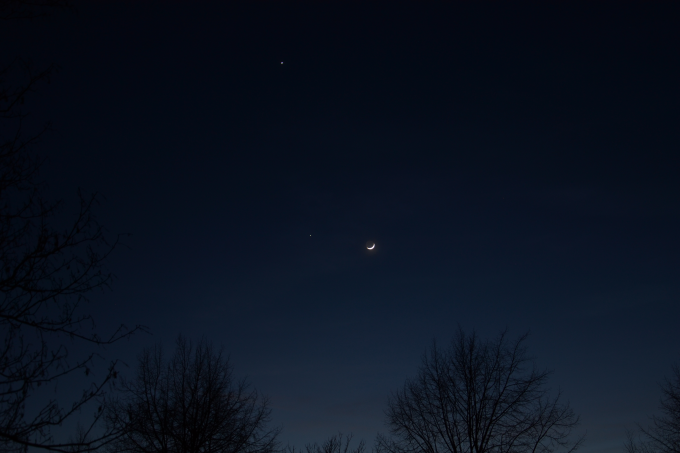 Mond/Venus/Jupiter Konjunktion  2012